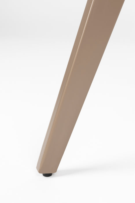 Eetkamerstoel Yves Polyester Wit 59.5x52.5 cm-Eetkamerstoelen-Creating Home