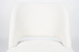Eetkamerstoel Yves Polyester Wit 59.5x52.5 cm-Eetkamerstoelen-Creating Home