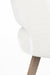 Eetkamerstoel Yves Polyester Wit 59.5x52.5 cm-Eetkamerstoelen-Creating Home