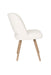Eetkamerstoel Yves Polyester Wit 59.5x52.5 cm-Fauteuils-Creating Home