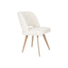 Eetkamerstoel Yves Polyester Wit 59.5x52.5 cm-Fauteuils-Creating Home