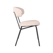 Eetkamerstoel Zack Naturel Boucle 53x59x79 cm-Eetkamerstoelen-LABEL51