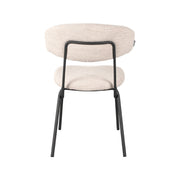 Eetkamerstoel Zack Naturel Boucle 53x59x79 cm-Eetkamerstoelen-LABEL51