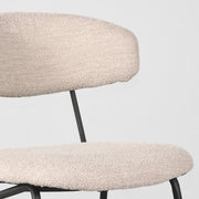 Eetkamerstoel Zack Naturel Boucle 53x59x79 cm-Eetkamerstoelen-LABEL51