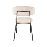 Eetkamerstoel Zack Naturel Ribcord 53x59x79 cm-Eetkamerstoelen-LABEL51