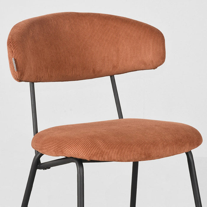 Eetkamerstoel Zack - Rust - Ribcord-Eetkamerstoelen-LABEL51