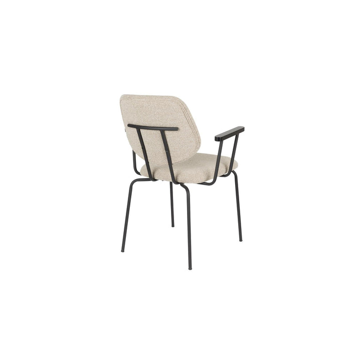 Eetkamerstoel Zelo Beige-Eetkamerstoelen-Creating Home