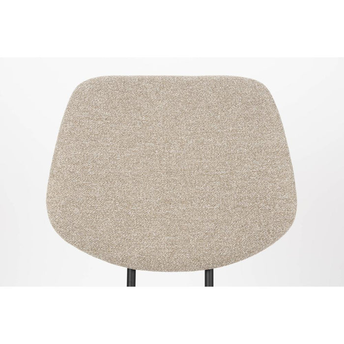Eetkamerstoel Zelo Polyester Beige 58.5x46 cm-Eetkamerstoelen-Creating Home