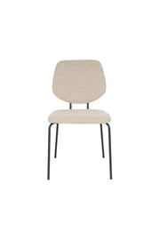 Eetkamerstoel Zelo Polyester Beige 58.5x46 cm-Eetkamerstoelen-Creating Home