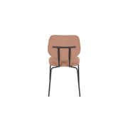 Eetkamerstoel Zelo Polyester Roze 58.5x46 cm-Eetkamerstoelen-Creating Home