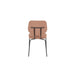 Eetkamerstoel Zelo Polyester Roze 58.5x46 cm-Eetkamerstoelen-Creating Home