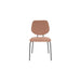 Eetkamerstoel Zelo Polyester Roze 58.5x46 cm-Eetkamerstoelen-Creating Home