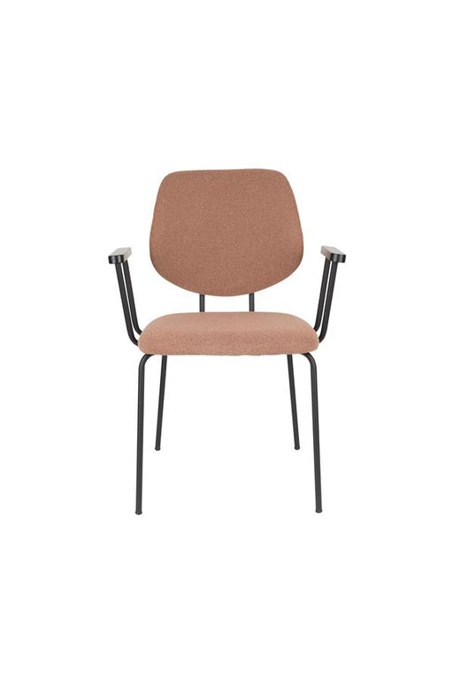 Eetkamerstoel Zelo Polyester Roze 59x60 cm-Eetkamerstoelen-Creating Home