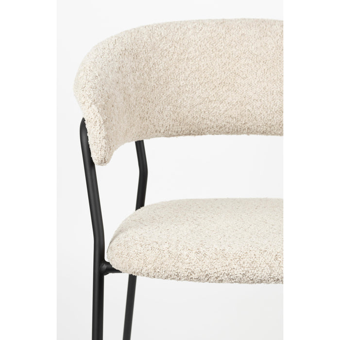 Eetkamerstoel Zeri Beige-Eetkamerstoelen-Creating Home