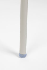 Eetkamerstoel Zeri Off Polyester Wit 51.5x59.5 cm-Eetkamerstoelen-Creating Home