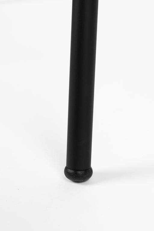 Eetkamerstoel Zeri Polyester Zwart 51.5x59.5 cm-Eetkamerstoelen-Creating Home