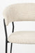 Eetkamerstoel Zeri Polyester Zwart 51.5x59.5 cm-Eetkamerstoelen-Creating Home