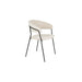 Eetkamerstoel Zeri Polyester Zwart 51.5x59.5 cm-Eetkamerstoelen-Creating Home