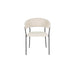 Eetkamerstoel Zeri Polyester Zwart 51.5x59.5 cm-Eetkamerstoelen-Creating Home