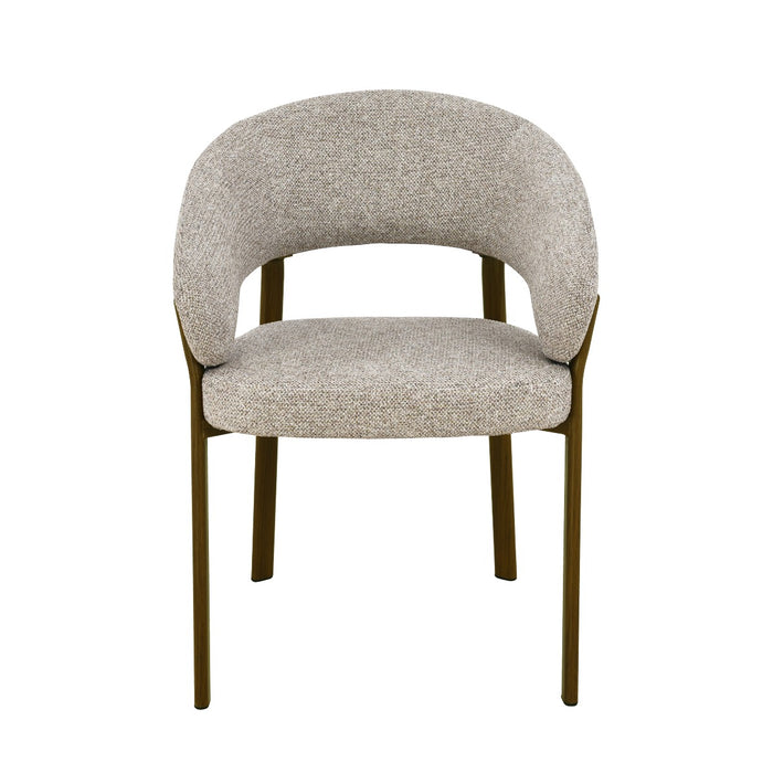 Eetkamerstoel Zhora Stof Beige/Bruin