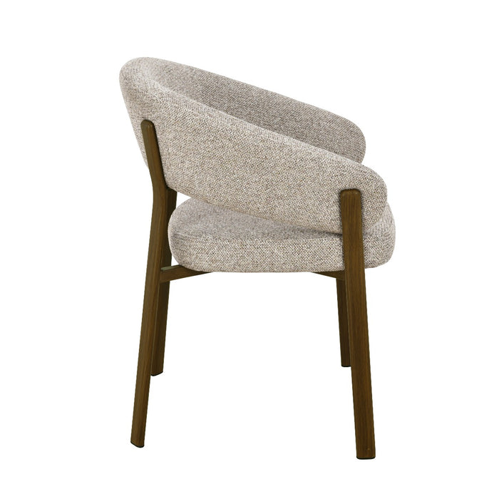 Eetkamerstoel Zhora Stof Beige/Bruin