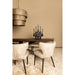 Eetkamerstoel Zinno Polyester Bruin-Eetkamerstoelen-PTMD
