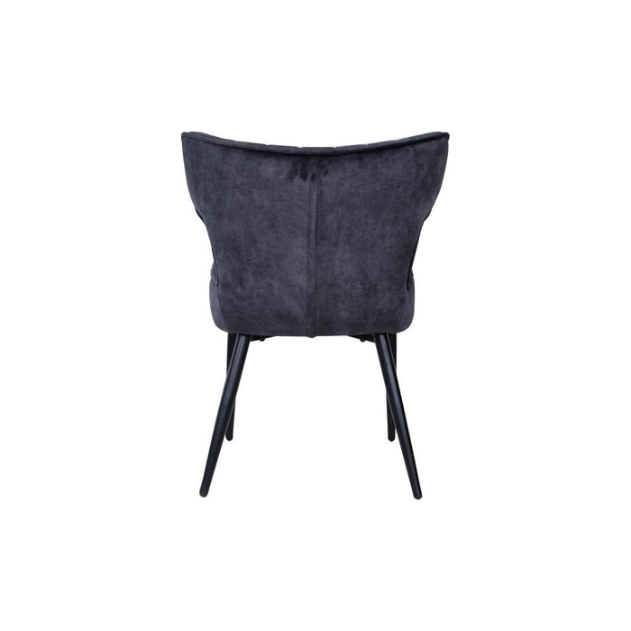 Eetkamerstoel Zinno Polyester Grijs-Eetkamerstoelen-PTMD