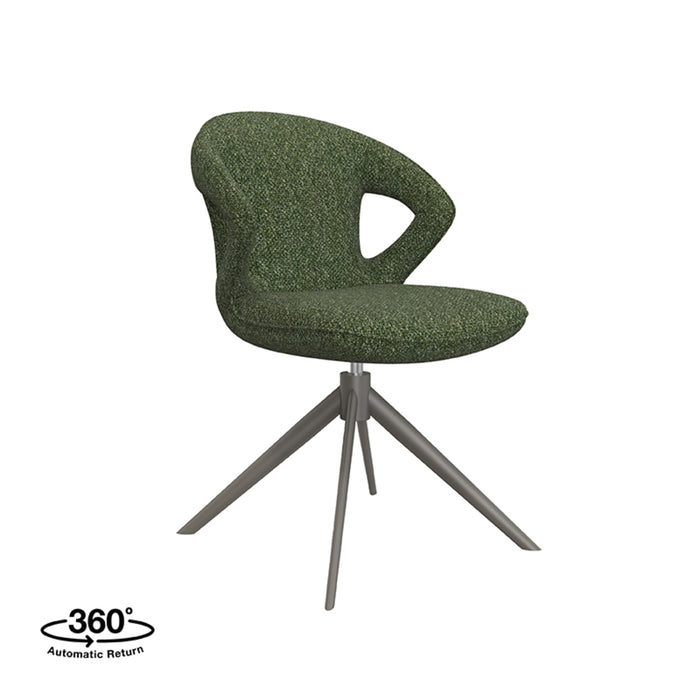 Eetkamerstoel Zurich - Forest - Royal Boucle - Forest Metalen-Eetkamerstoelen-LABEL51