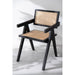 Eetkamerstoel Zwart Ash hout 59 cm 59x52x80 cm-Eetkamerstoelen-J-Line