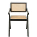 Eetkamerstoel Zwart Ash hout 59 cm 59x52x80 cm-Eetkamerstoelen-J-Line