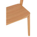 Eetkamerstoel Zwart Eiken hout 52 cm-Eetkamerstoelen-J-Line