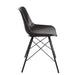 Eetkamerstoel Zwart ijzer 49 cm 49x46x79 cm-Eetkamerstoelen-J-Line