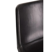 Eetkamerstoel Zwart Ijzer 49 cm 49x46x79 cm-Eetkamerstoelen-J-Line