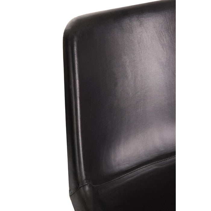 Eetkamerstoel Zwart ijzer 49 cm 49x46x79 cm-Eetkamerstoelen-J-Line