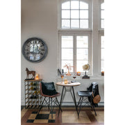 Eetkamerstoel Zwart Ijzer 49 cm 49x46x79 cm-Eetkamerstoelen-J-Line
