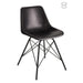 Eetkamerstoel Zwart Ijzer 49 cm-Eetkamerstoelen-J-Line