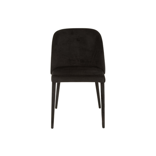Eetkamerstoel Zwart Metaal 51 cm 51x58x80 cm-Eetkamerstoelen-J-Line