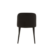 Eetkamerstoel Zwart Metaal 51 cm 51x58x80 cm-Eetkamerstoelen-J-Line