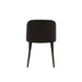 Eetkamerstoel Zwart Metaal 51 cm-Eetkamerstoelen-J-Line