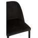 Eetkamerstoel Zwart Metaal 51 cm-Eetkamerstoelen-J-Line