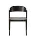 Eetkamerstoel Zwart Multiplex 52 cm 51.8x56.7x75.7 cm-Eetkamerstoelen-J-Line