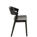 Eetkamerstoel Zwart Multiplex 52 cm 51.8x56.7x75.7 cm-Eetkamerstoelen-J-Line