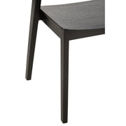 Eetkamerstoel Zwart Multiplex 52 cm 51.8x56.7x75.7 cm-Eetkamerstoelen-J-Line