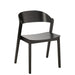 Eetkamerstoel Zwart Multiplex 52 cm 51.8x56.7x75.7 cm-Eetkamerstoelen-J-Line
