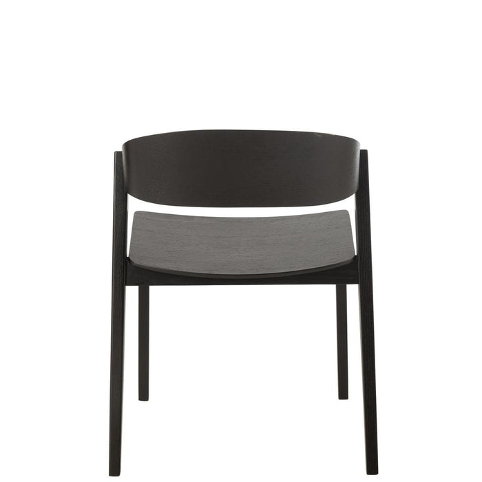 Eetkamerstoel Zwart Multiplex 52 cm-Eetkamerstoelen-J-Line