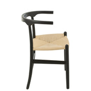 Eetkamerstoel Zwart Paper 56 cm 56x52x76 cm-Eetkamerstoelen-J-Line