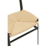 Eetkamerstoel Zwart Paper 56 cm 56x52x76 cm-Eetkamerstoelen-J-Line