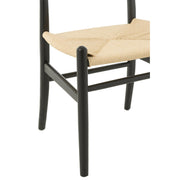 Eetkamerstoel Zwart Paper 56 cm 56x52x76 cm-Eetkamerstoelen-J-Line