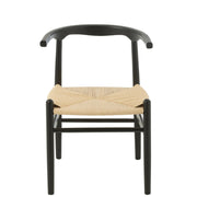Eetkamerstoel Zwart Paper 56 cm 56x52x76 cm-Eetkamerstoelen-J-Line