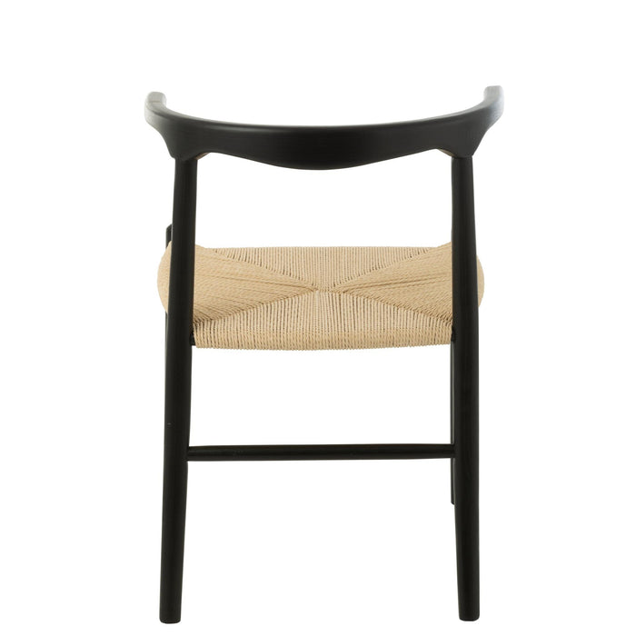 Eetkamerstoel Zwart Paper 56 cm-Eetkamerstoelen-J-Line